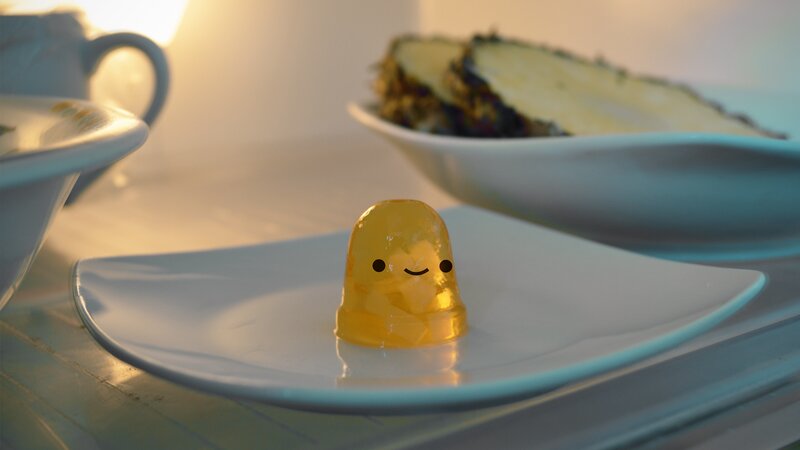 Yellow Jelly Dessert
