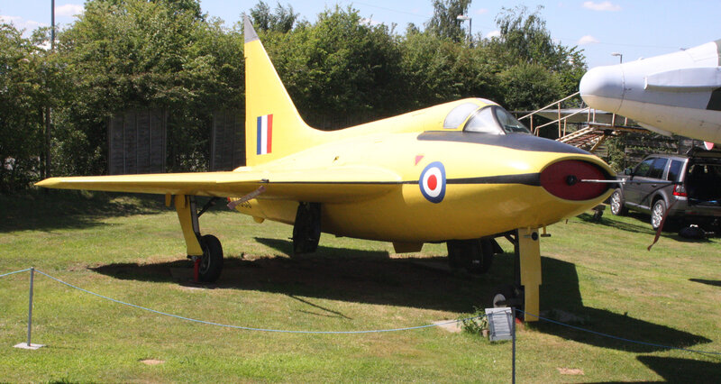 Yellow Jet Aircraft — Outdoor