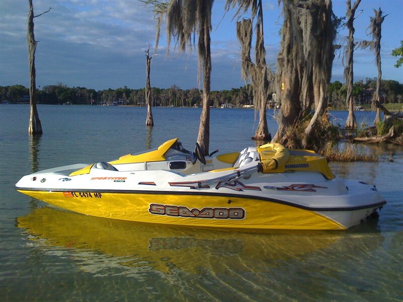 Yellow Jet Ski