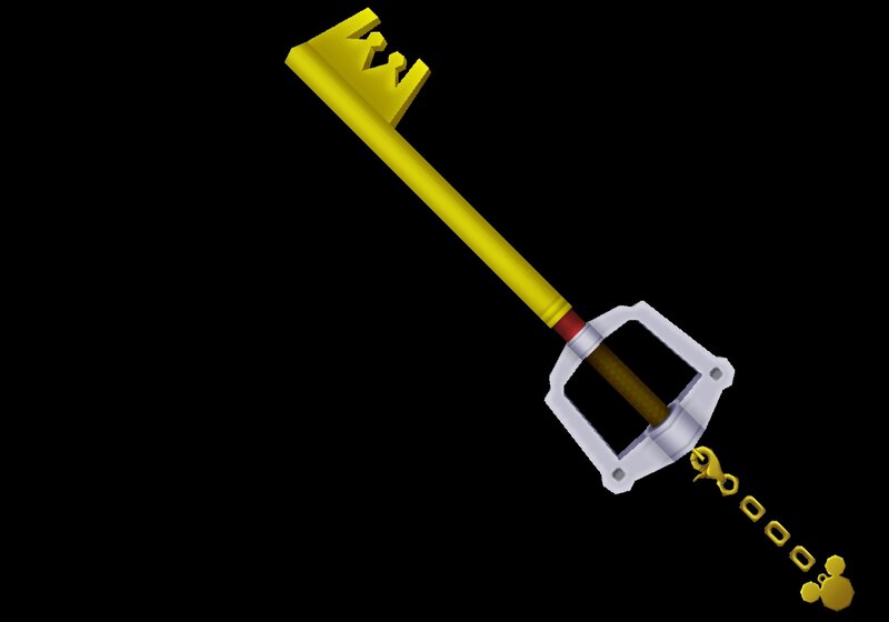 Yellow Key-shaped Weapon