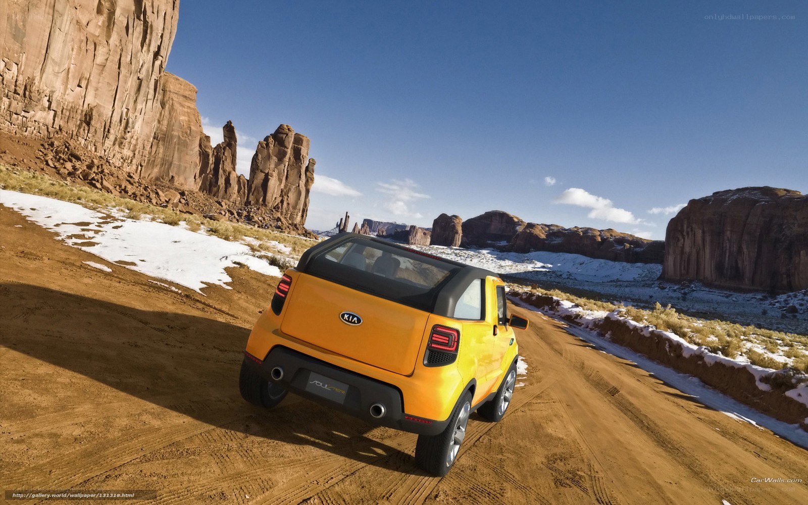 Yellow Kia Soul concept car