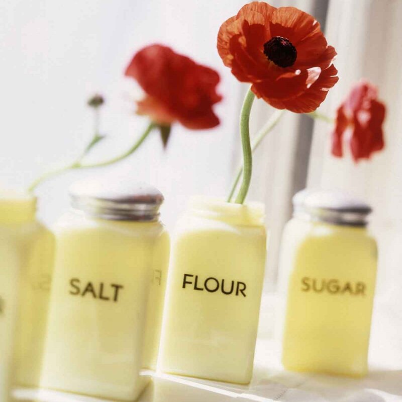 Yellow Kitchen Jars