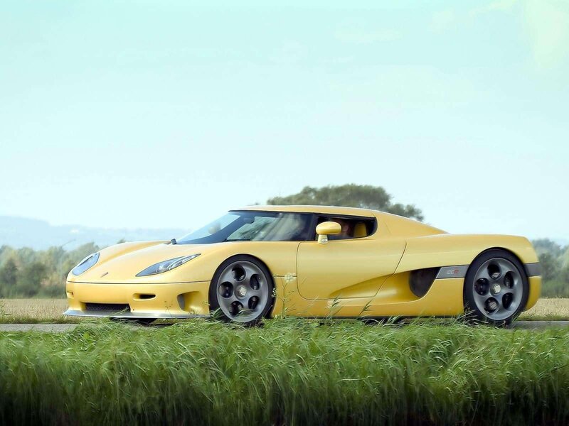Yellow Koenigsegg CCXR