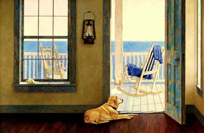 Yellow Labrador Dog — Brown