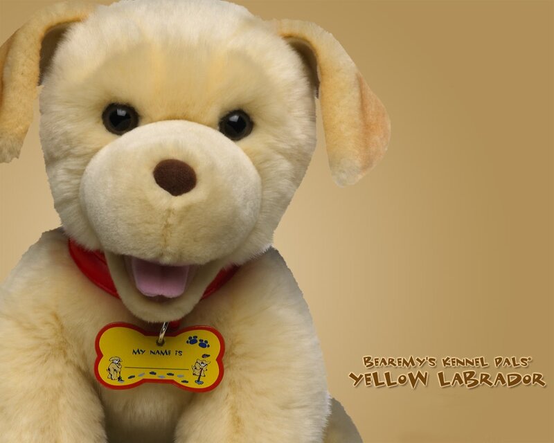Yellow Labrador Plush Toy