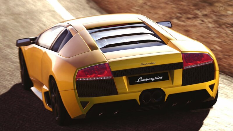 Yellow Lamborghini Car — Dynamic, 3d Render