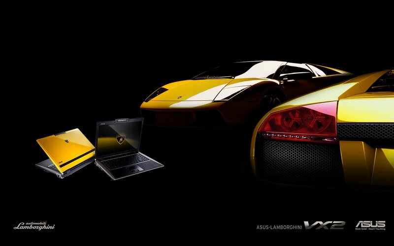 Yellow Lamborghini Cars — Black