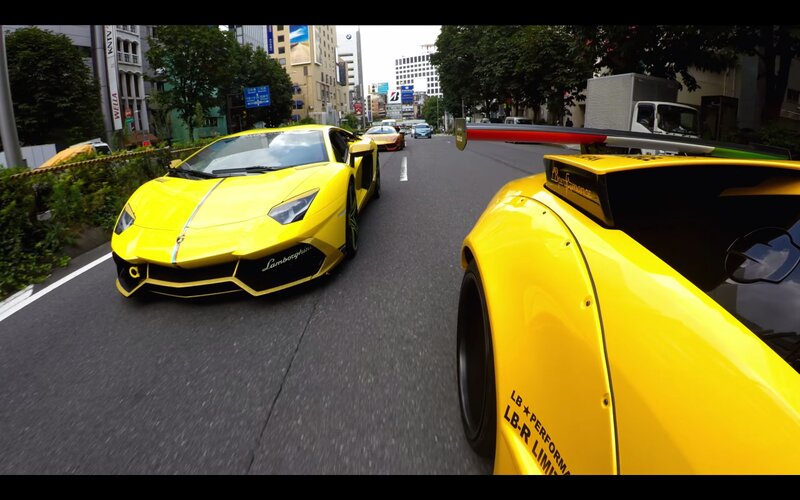 Yellow Lamborghini Cars — Dynamic
