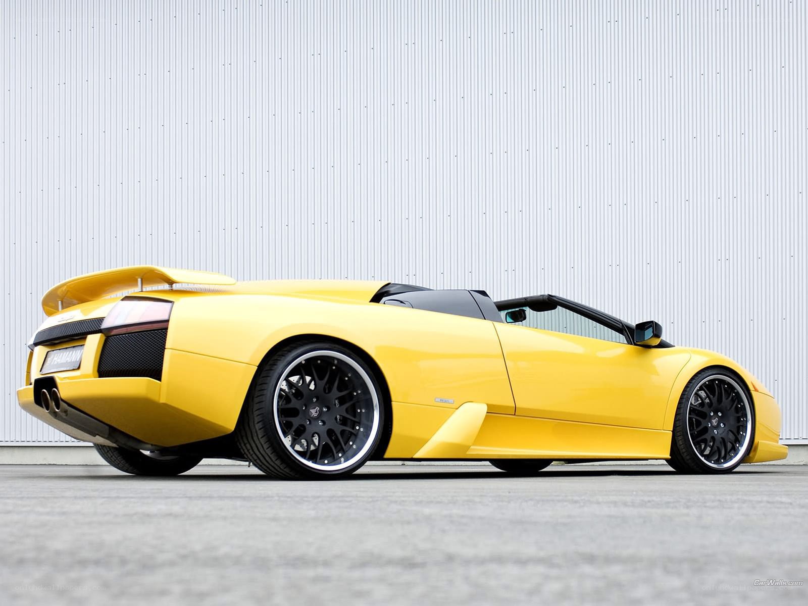 yellow lamborghini convertible