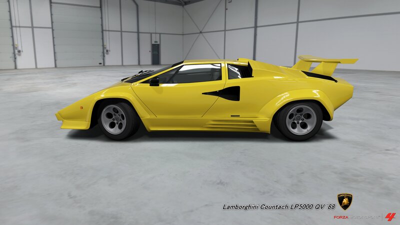 Yellow Lamborghini Countach — Neutral