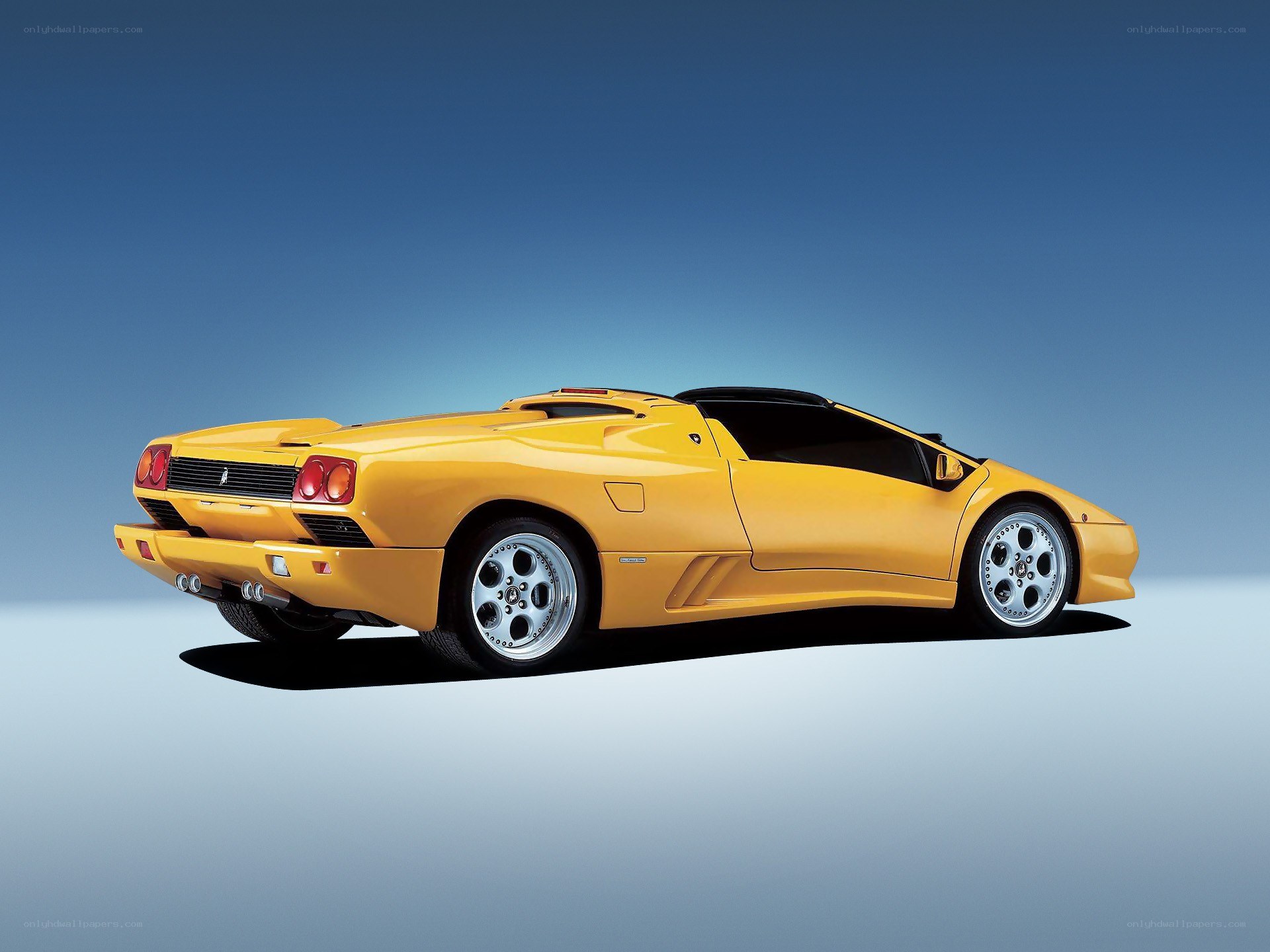 Yellow Lamborghini Diablo