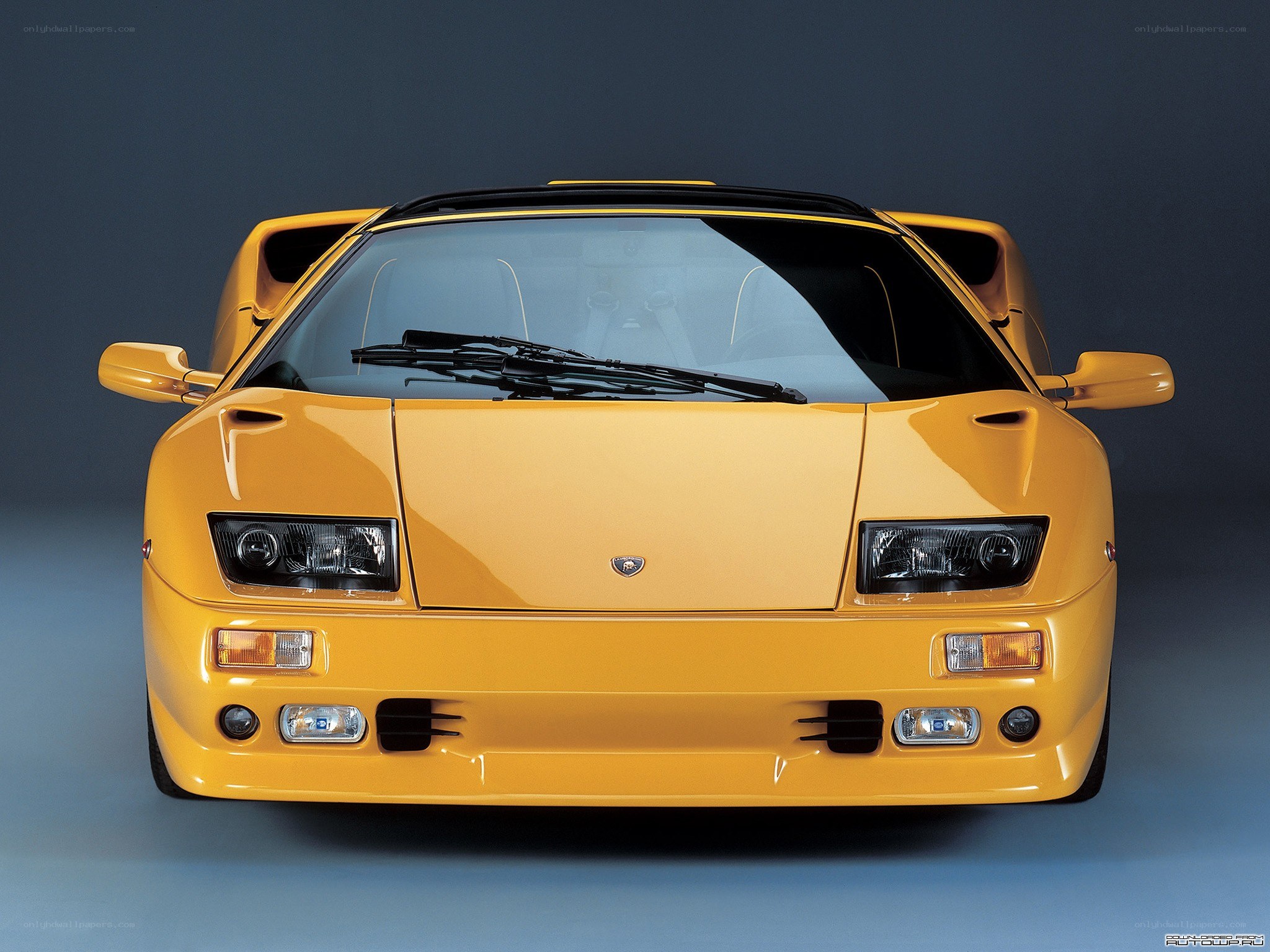 Yellow Lamborghini Diablo