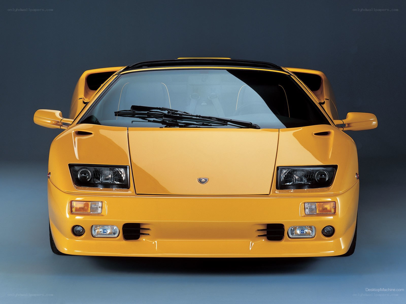 Yellow Lamborghini Diablo
