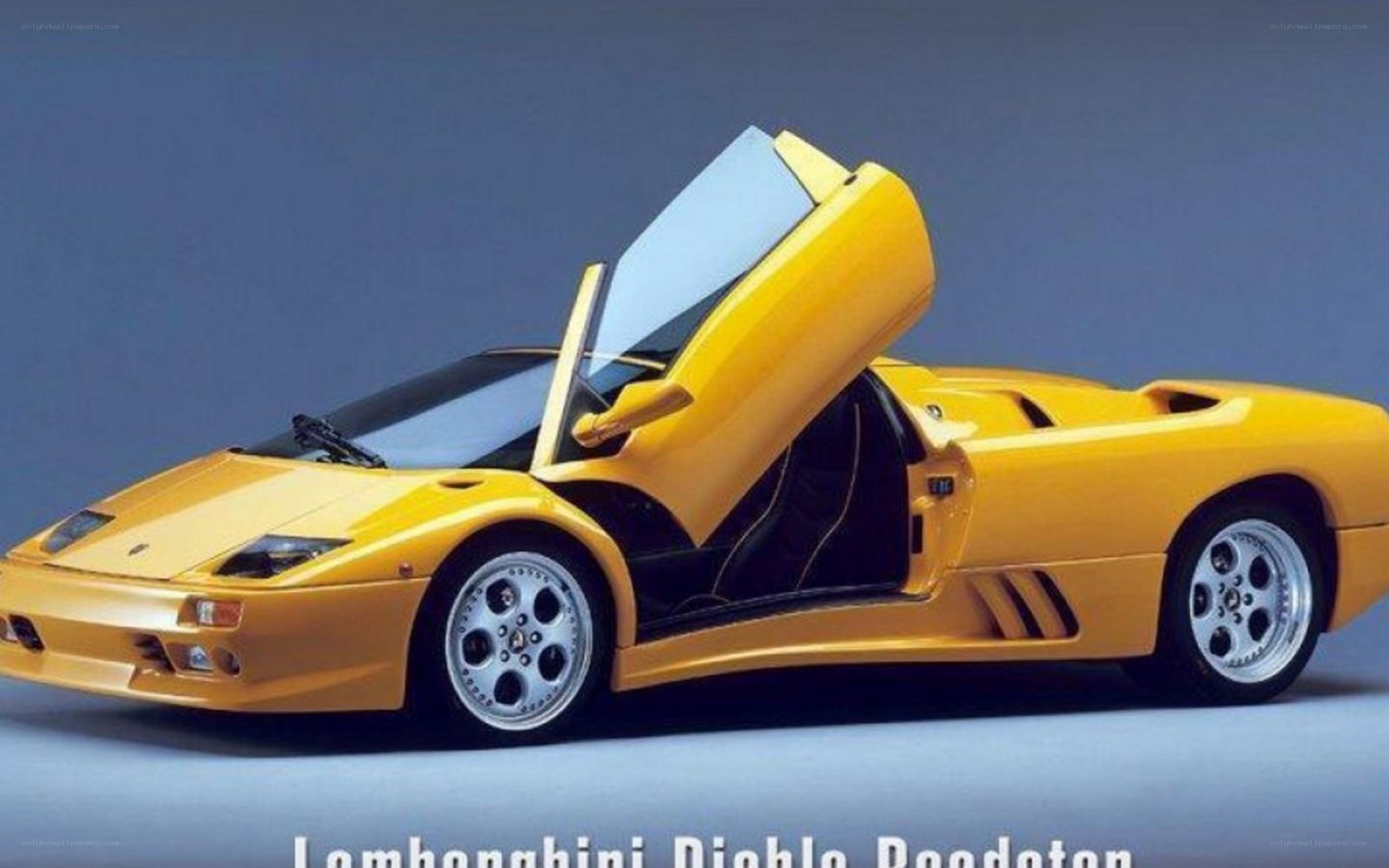 Yellow Lamborghini Diablo
