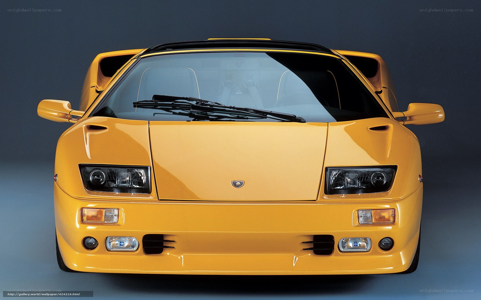Yellow Lamborghini Diablo