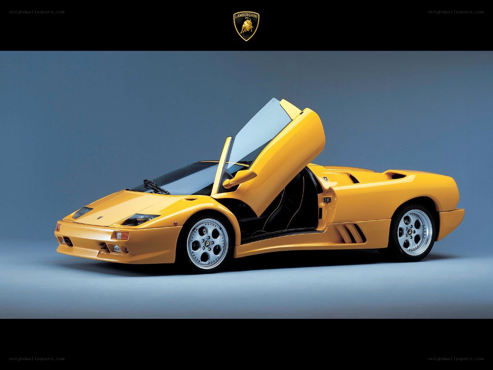 Yellow Lamborghini Diablo