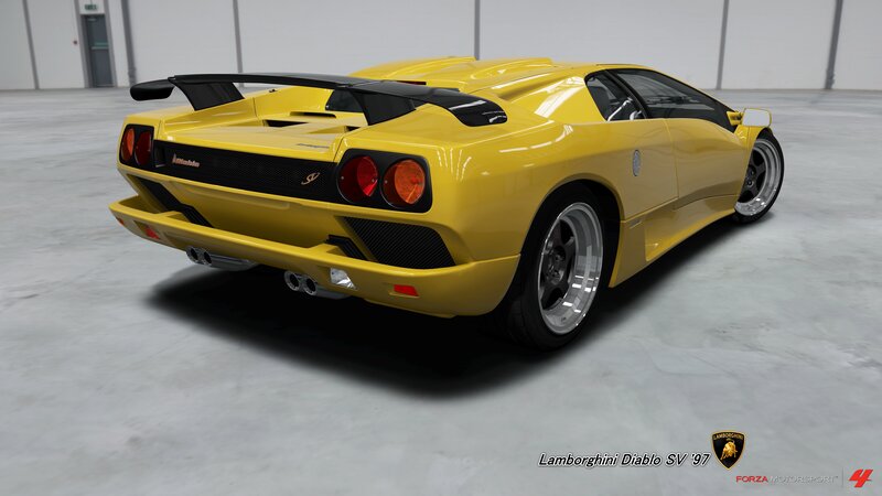 Yellow Lamborghini Diablo — Neutral, 3d Render