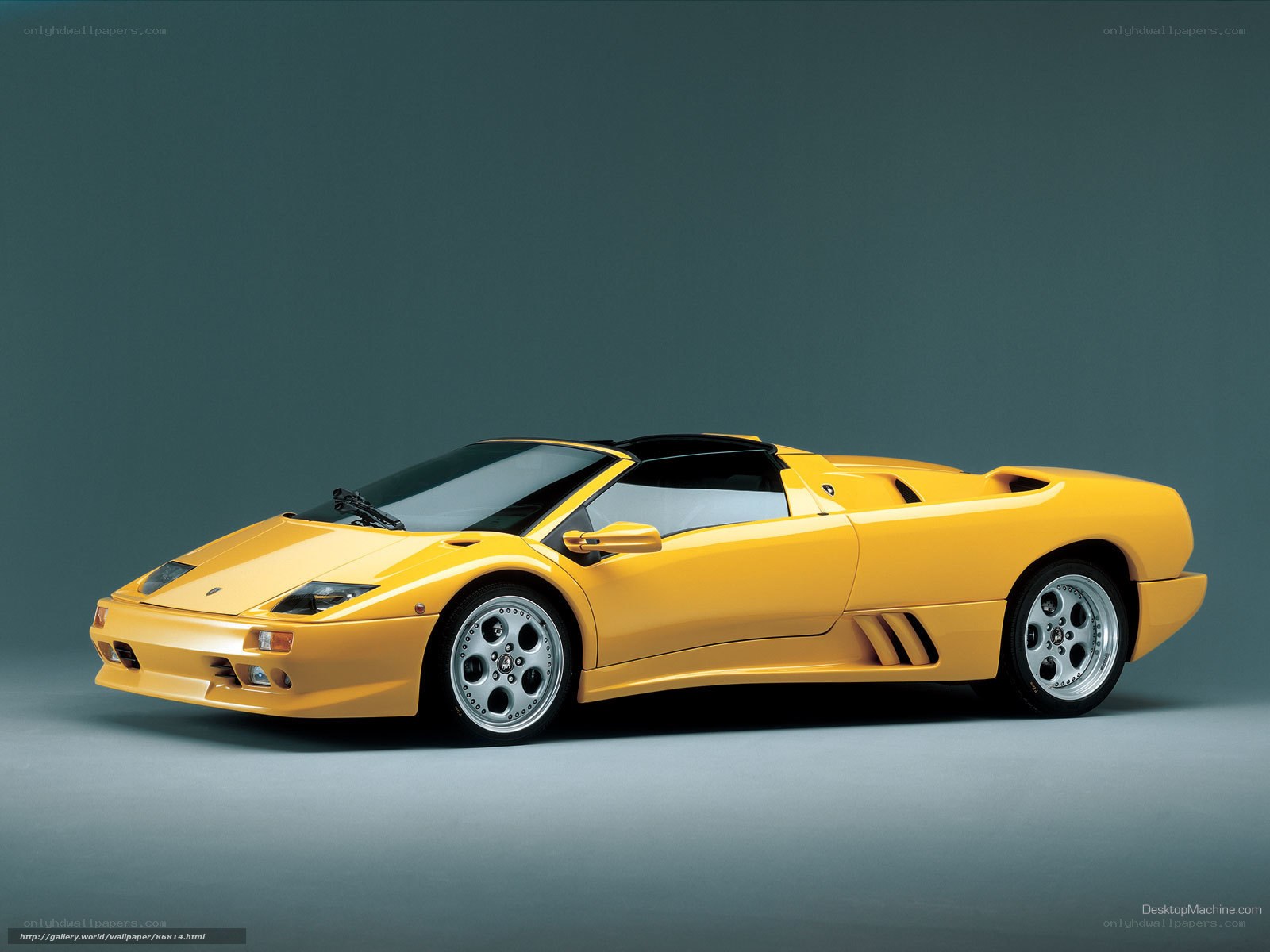 Yellow Lamborghini Diablo