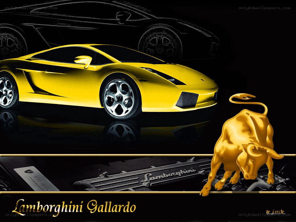 Yellow Lamborghini Gallardo