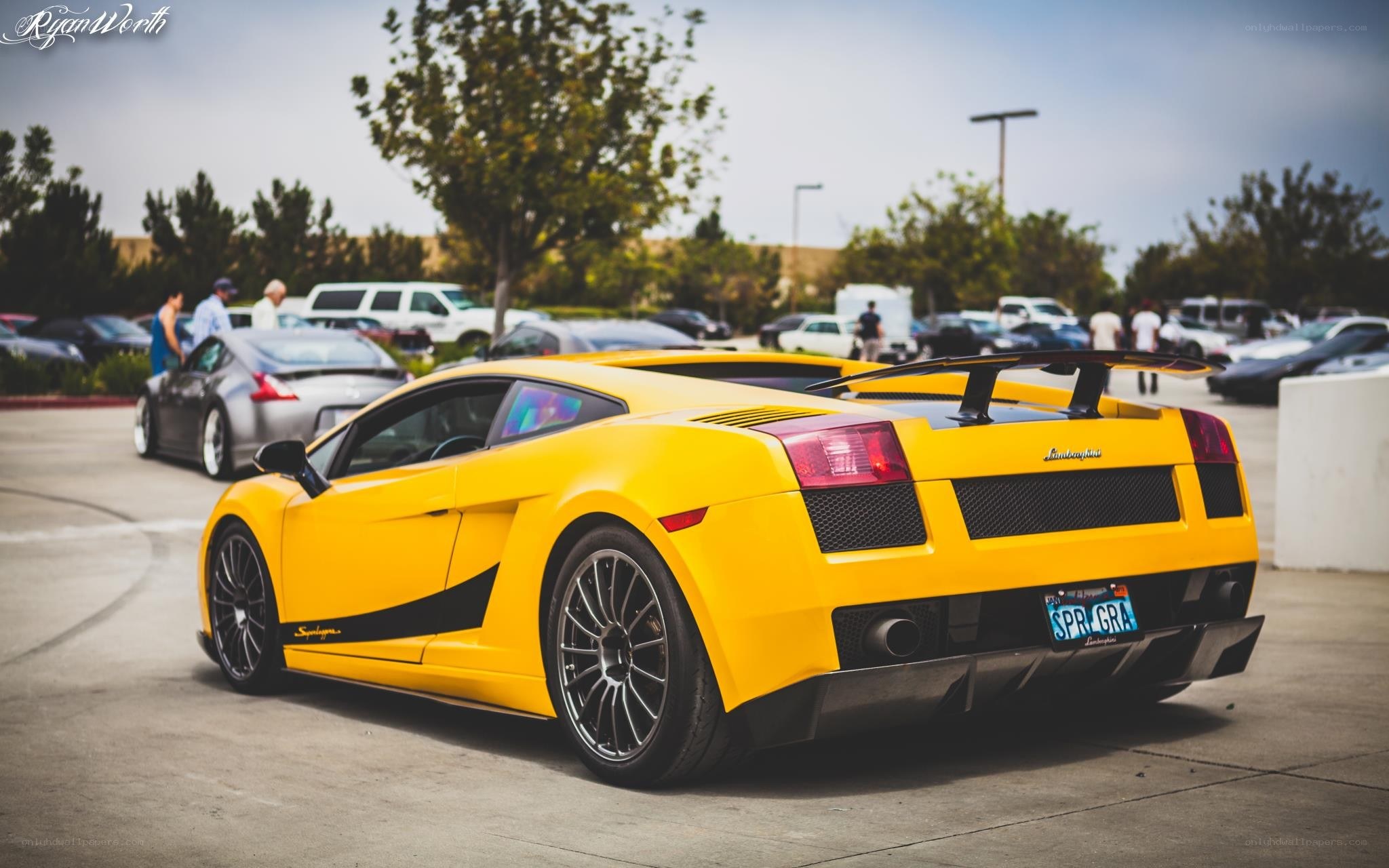 Yellow Lamborghini Gallardo
