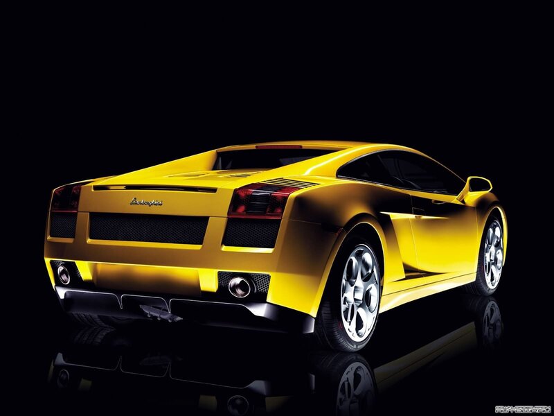 Yellow Lamborghini Gallardo — Dramatic, Photograph, Car, Exhaust