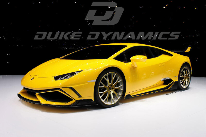 Yellow Lamborghini Huracan — Dramatic