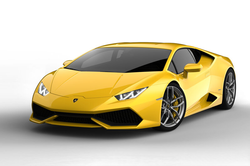 Yellow Lamborghini Huracan — Neutral