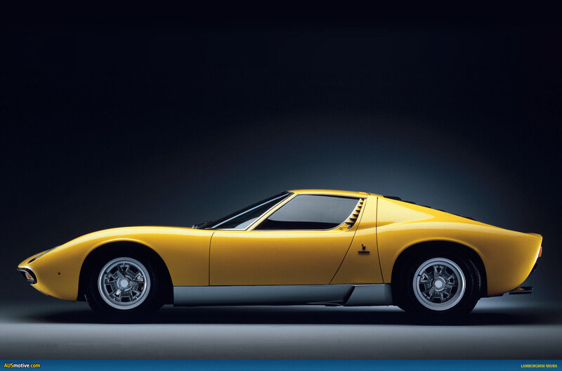 Yellow Lamborghini Miura