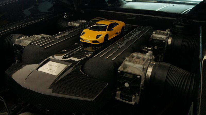 Yellow Lamborghini Model