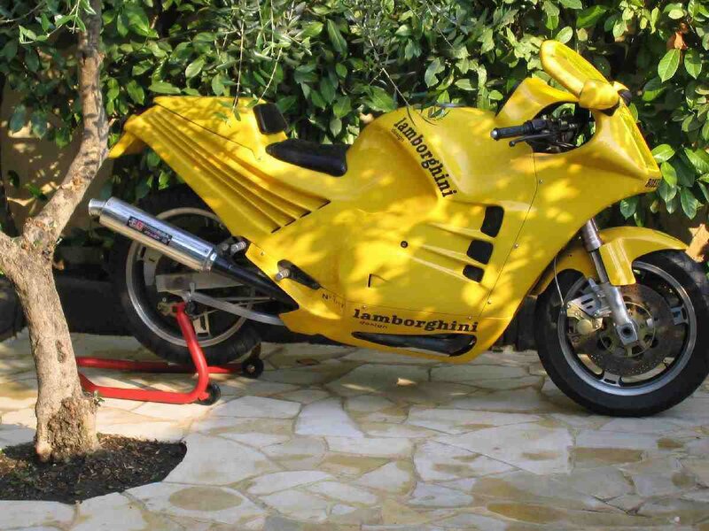 Yellow Lamborghini Motorcycle — Calm