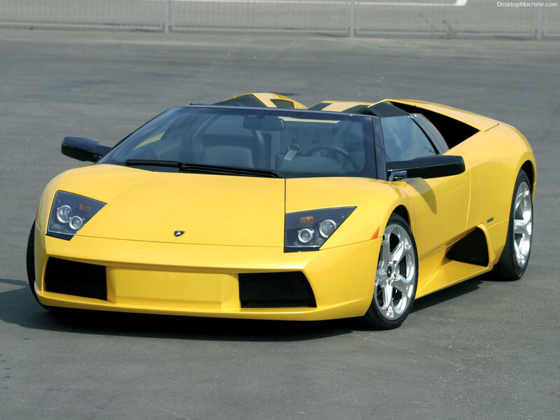 Yellow Lamborghini Murcielago — Neutral, Afternoon