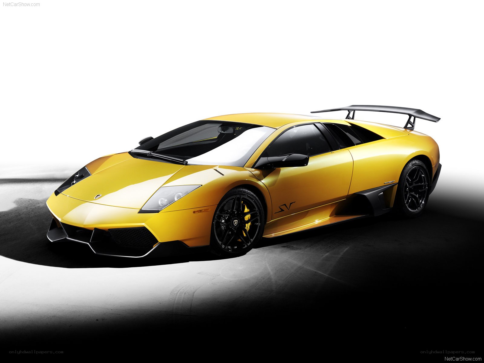 Yellow Lamborghini Murcielago SV