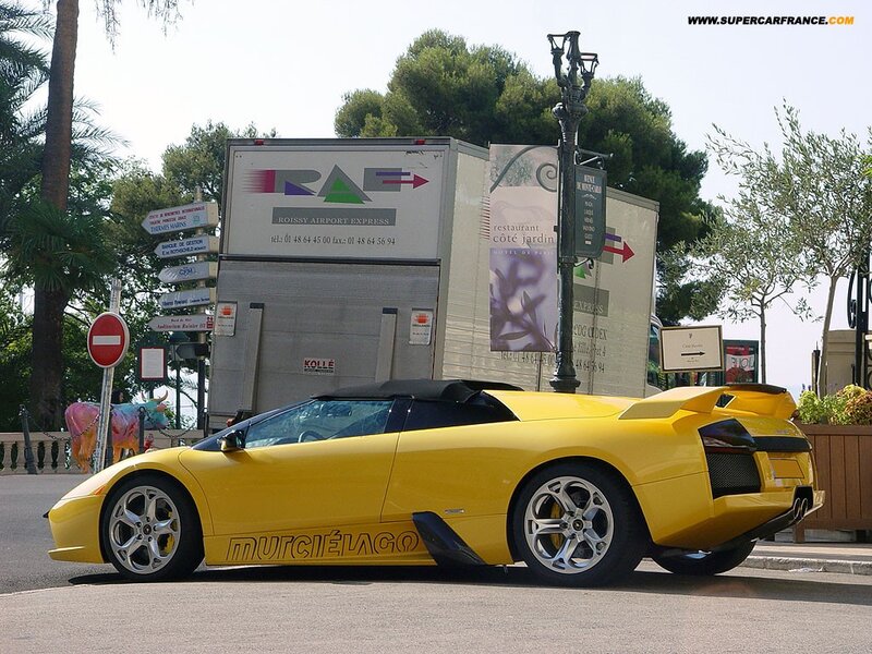 Yellow Lamborghini Murcielago — Urban
