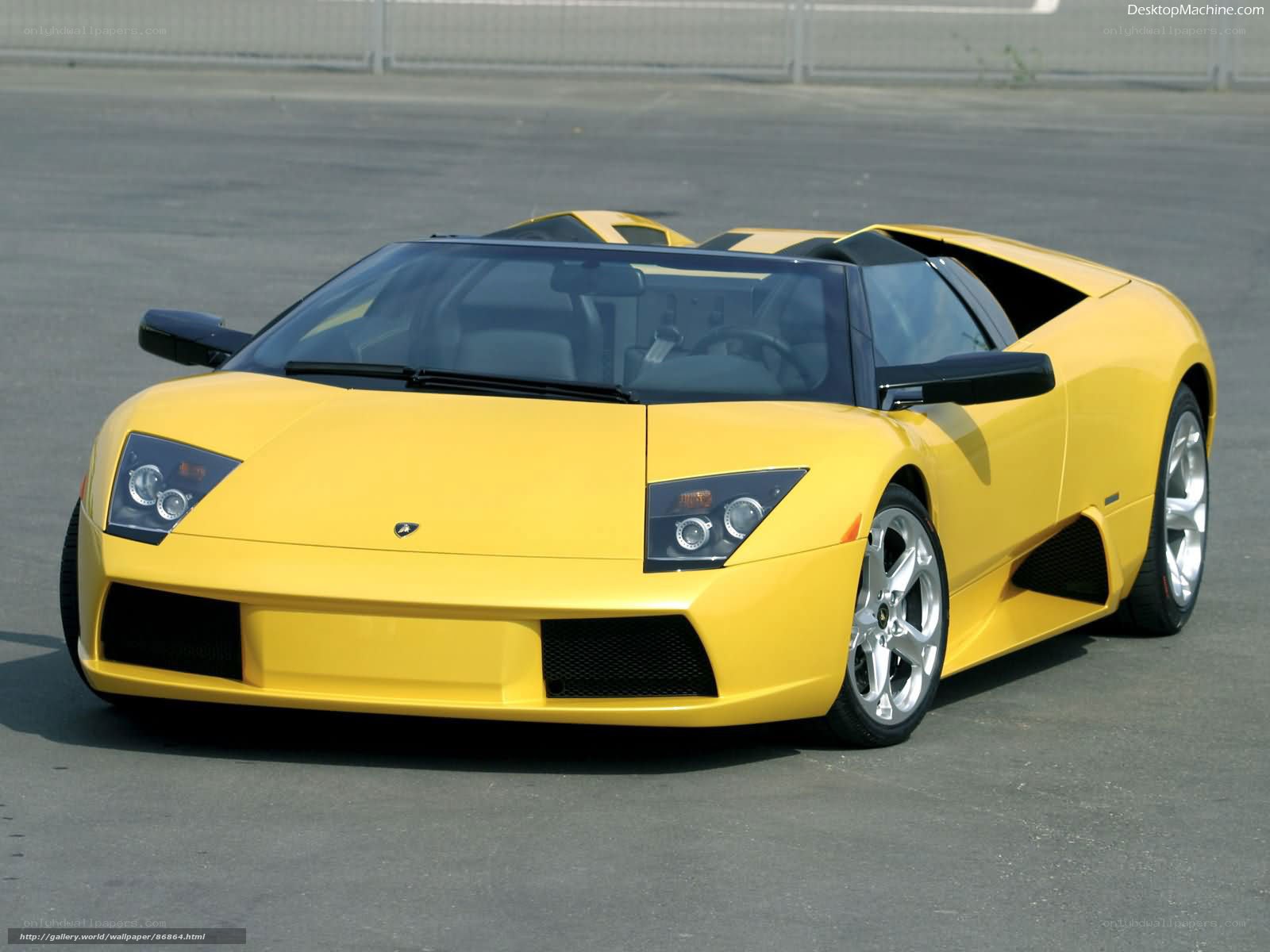 Yellow Lamborghini Murcielago
