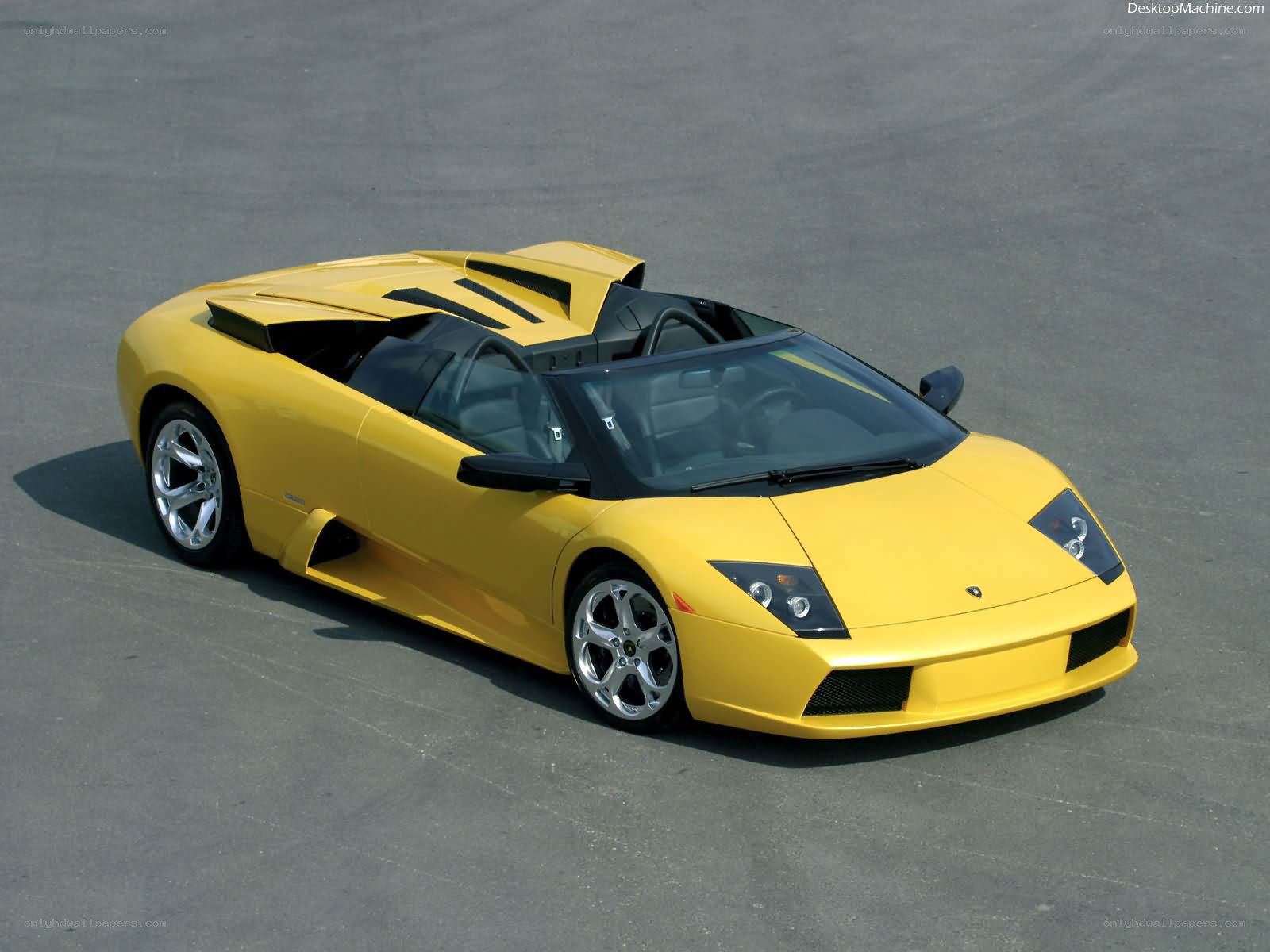 yellow lamborghini roadster