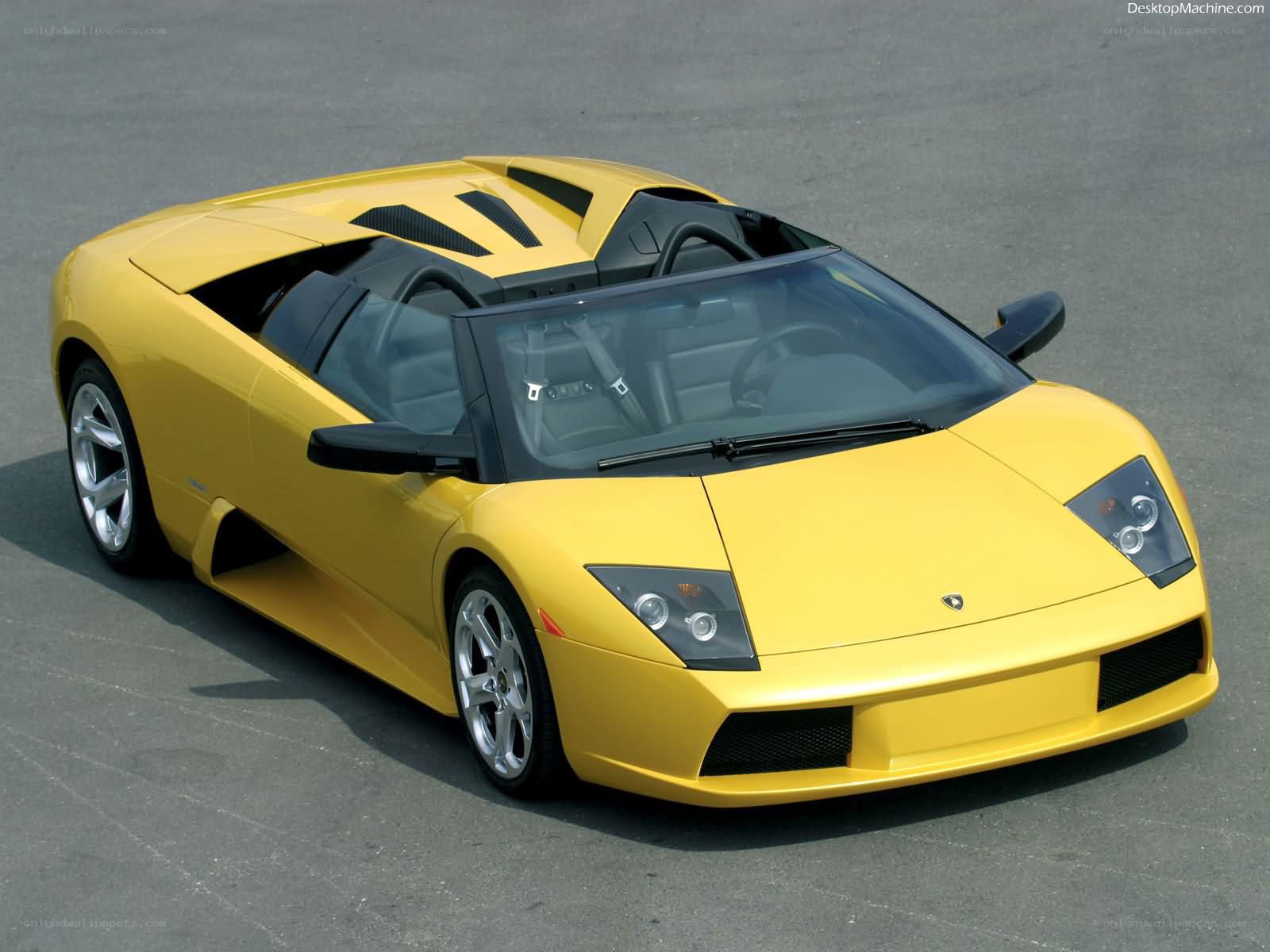 yellow lamborghini roadster