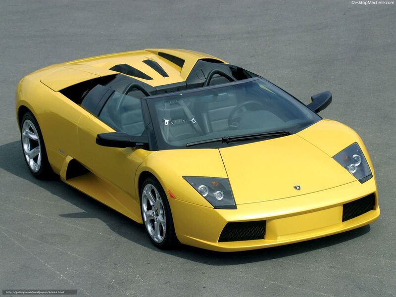 Yellow Lamborghini Roadster — Neutral