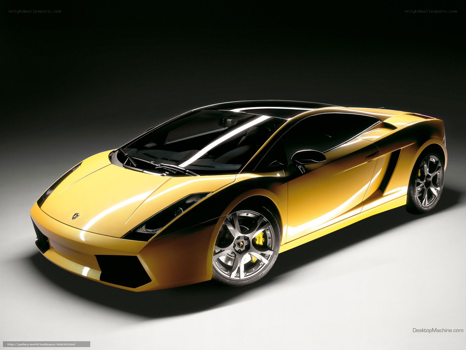 yellow lamborghini sports car
