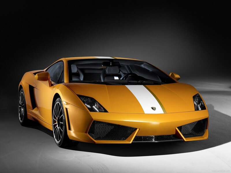 yellow lamborghini sports car