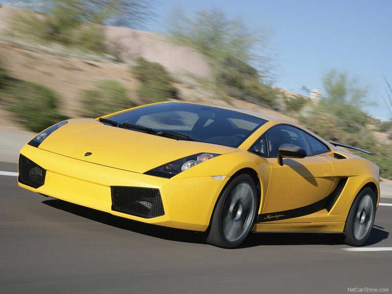 yellow lamborghini sports car