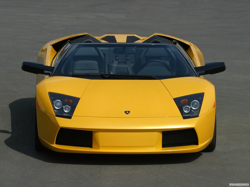 yellow Lamborghini sports car