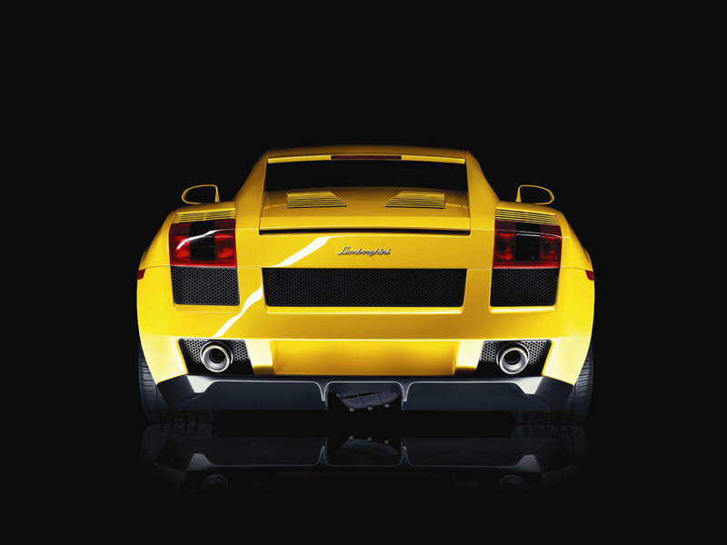 yellow lamborghini sports car