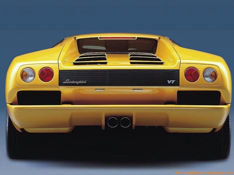 yellow Lamborghini sports car
