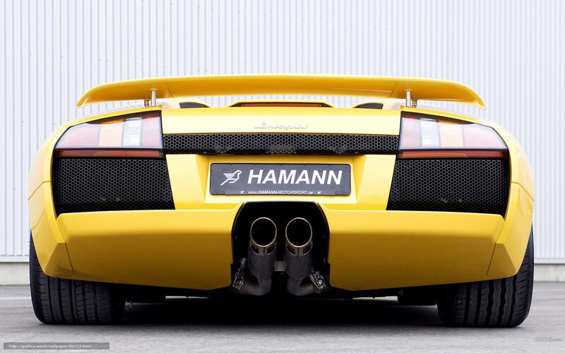 Yellow Lamborghini Sports Car — Neutral, Photograph