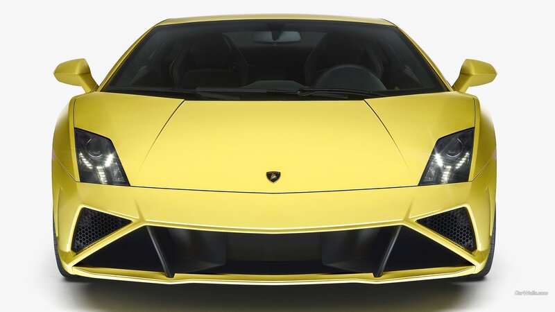 Yellow Lamborghini Sports Car — Neutral