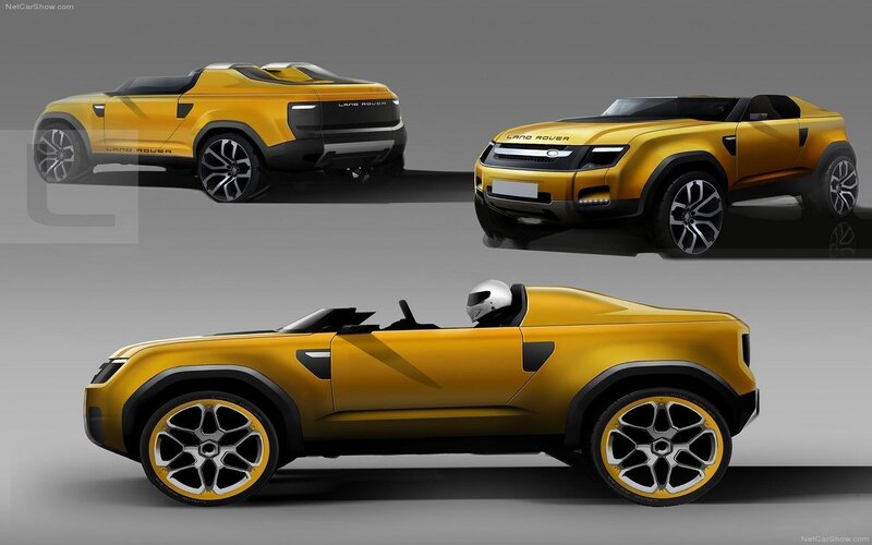 Yellow Land Rover Concept — Modern