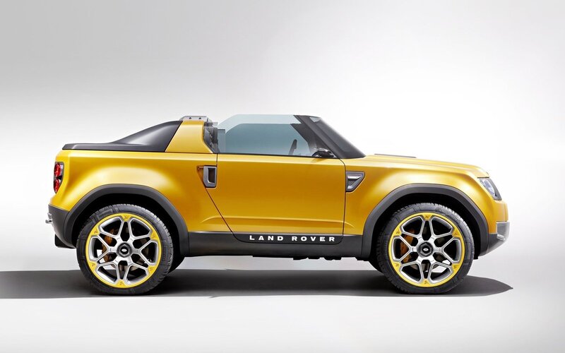 Yellow Land Rover Concept — Neutral, Photograph, Car