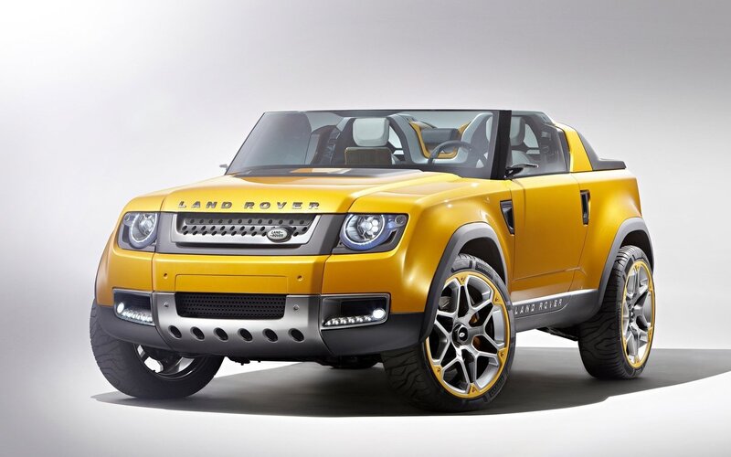 Yellow Land Rover Concept — Neutral, Photograph