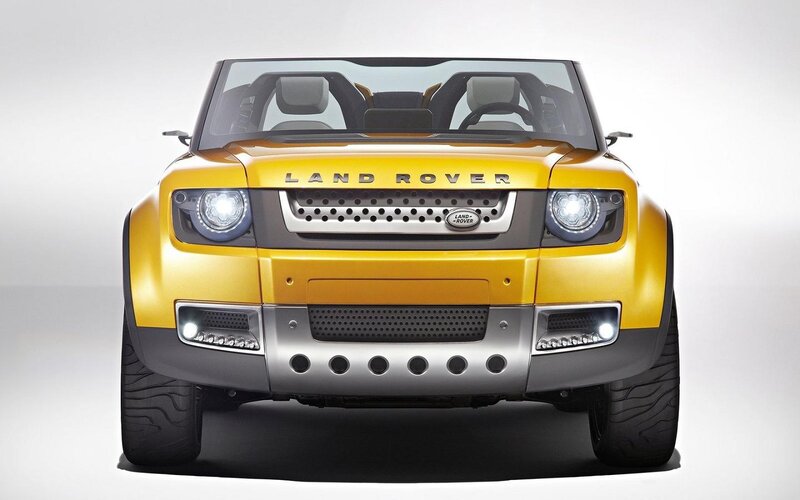 Yellow Land Rover Concept — Neutral