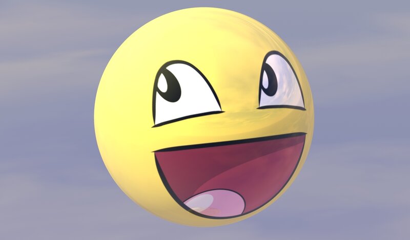 yellow laughing emoji